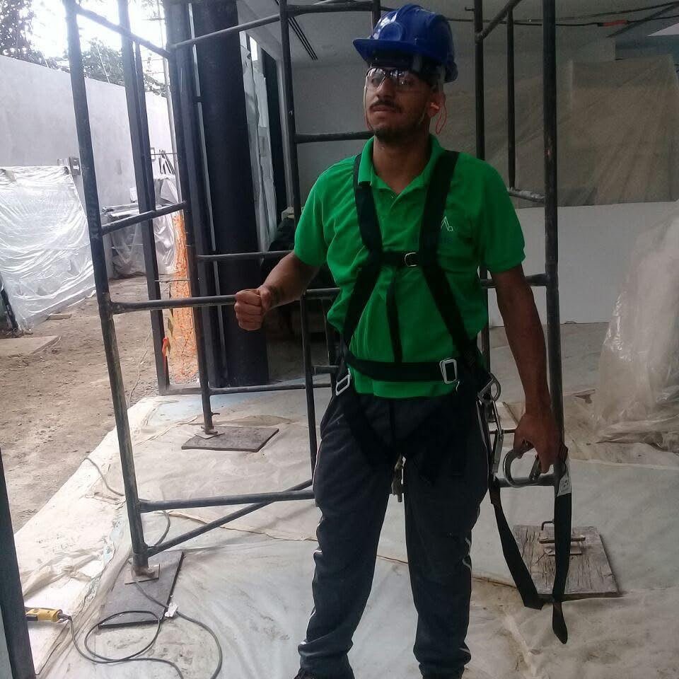 Equipe em obra